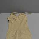 Irisnaya Women Slimming Bodysuits Shapewear Tops Tummy Control Body Shaper Spaghetti Strap Camisole Leotards Bodycon Jumpsuit (Medium-Large, Beige Mid Thigh)