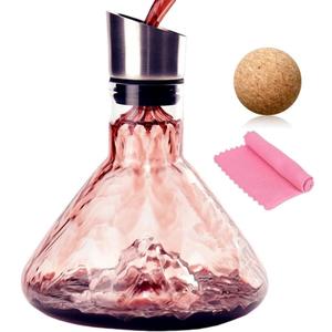 Decanter, Red Carafe, Iceberg base decanter, Decanter gift box, lovers gift box.