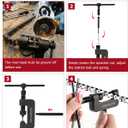 DAYUAN 13 pcs Motorcycle Chain Breaker Set, Chain Removal Tool Chain Cutter and Riveter Kit for Cam and 35 to 630 Chains
