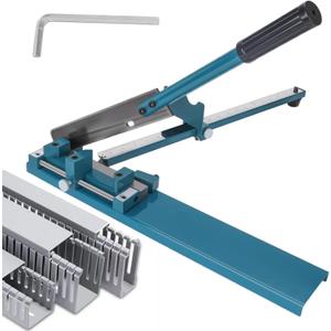 Cable Tray Cutting Tool PVC Cable Tray Cutter with Ruler, suitable for open-type plastic cable trays and covers, 45/90 PVC Cable Tray Cutter Manual Guide Rail Cutter