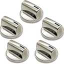 Whole Parts Gas Cooktop Knob Kit (5 Pieces) Part #00654043 - Replacement and Compatible with Some Bosch Burners/Ranges - Replaces AP5325796 - Non-OEM Appliance Parts & Accessories