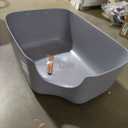 PetBusion BetterBox Large (Single) Cat Litter Plus ABS Plastic Non-Stick Coating for Superior Hygiene and Easier Cleaning