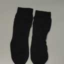 Women's Sheer Compression Stockings (15-20 mmHg), Knee High, Black, Small
