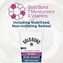 Gold Bond Age Renew Retinol Overnight Body & Face Lotion, Retinol Face and Body Lotion with Peptide Complex, 7 oz