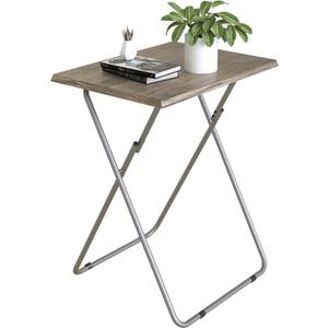 Garden 4 you Portable Folding TV Tray Table TV Dinner Tray with Sturdy MDF,Eating Trays for Living Room with No Assembly Required 15 x 18.9 x 26in (3D,1PC)