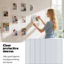 Rainmae 25 Pack 6" x 9" Jumbo Card Sleeves, Rigid Photocard Protectors for Oversized Trading Cards Sheet Protectors, Paper Sleeves Jumbo Sports Cards Sleeves Hard Plastic Document Holder Protector