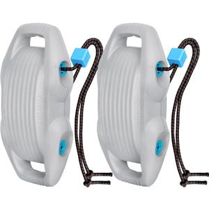 AWEMUFA Boat Fenders Easy to Install Bumper for Docking Ideal Fender for Pontoon, Bass, Jet Ski and Fishing Boats, Middle