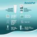 AmeizPet Hairball Remedy for Cats, Anti-Hairball Malt Paste for Pet Fur, Treatment for Long & Short Fur Cats, 4.23 Oz (120g)