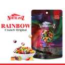 NORTHLANDZ Freeze Dried Candy | RAINBOW CRUNCH ORIGINAL | -42C Freeze-Dried | Assorted Sweet Fruit Flavors | 1.5oz/each| Light & Crunchy Snack | Unique Candy Experience (EXP 10/01/26)