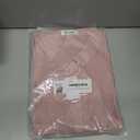 TOUSYEA Sleep Shirts for Women Button Down Shirts Long Sleeve Sleepwear Swimsuit Cover Ups Soft Pajama Tops (Pink, XXL)