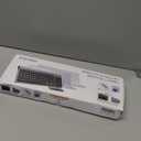 Wireless Keyboard and Mouse Ultra Slim Combo, TopMate 2.4G Silent Compact USB 2400DPI Mouse and Scissor Switch Keyboard Set with Cover, Batteries Included, for PC/Laptop/Windows/Mac  Gray Black