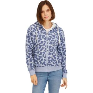 Billabong Women's Full Zip Oversized Sherpa Lined Hoodie Jacket (Blue, XL)