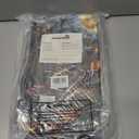 MEHOFOND Halloween Shower Curtain Sets 4Pcs with Shower Curtain,Non-Slip Rugs,Toilet Lid Cover, Bath Mat and 12 Hooks Castle Moon Night Scary Evil Pumpkin Halloween Bathroom Decor Set