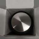 CIRCLE JOY Electric Pepper Grinder Stainless Steel Rechargeable Pepper Mill with External Adjustable Coarseness, 95ml Container and White LED Light, Silver