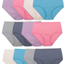 Fruit of the Loom Women's Beyondsoft Underwear, Super Soft Designed with Comfort in Mind, Size 9