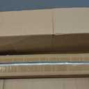 LazBlinds No Drill TDBU Roman Shades, Blackout - Beige, 35" W x 64" H