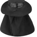 Zylioo XXL Boonie Sun Hat for Big Heads, UPF50+ Fishing Hiking Hat (Black)