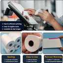 (50 Rolls) 2 1/4 x 50 Thermal Paper Rolls, BPA Free Thermal Receipt Paper Rolls, 2.25 inch Width and 50 ft Longth Per Thermal Paper Receipt Roll