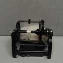 Electric Yarn Spinner Winder Spinning Wheel for Wool with 3 Bobbins, Small Yarn Winder with Forward & Reverse, Free Speed Adjustable (Black)