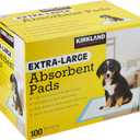 Kirkland Signature Extra-Large Absorbent Pads, 100 Large Pads, 30x23 (Original Version)