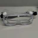 Super More Anti-Fog Protective Safety Goggles Clear Lens Wide-Vision (Transparent)