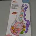 Marstone Toys for 1 2 Year Old Girl Birthday Gifts: Baby Musical Unicorn Toys 12-18 Months, Educational Cartoon Guitar for Toddler Boy Kid 1-3, Infant 1st First Interactive Learning Birthday Present