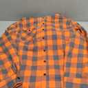 ZITY 2 Pack Men's Flannel Hoodie Shirts Long Sleeve Casual Vintage Button Down Plaid Shirt Jacket with Pocket, M