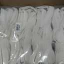 Natural Pinch Pleat Linen Curtains 108 Inches Long 4 Panels Set Ivory Cream, 40"W x 108"L