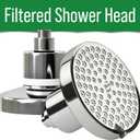 Lab Tested Filtered Shower Head for Improved Hair & Skin. Great for Dry Itchy Skin, Dandruff, Eczema. Multi Stage Calcium Sulfite Filter. 7 Spray Spa Setting. Chlorine Reducing Filter for Hard Water