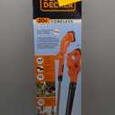 BLACK+DECKER 20V MAX Weed Eater, Edger and Sweeper Combo, Includes 2 Batteries and Charger, Cordless Electric Weed Wacker and 130 Mph Hard Surface Leaf Blower, 10 in. (LCC222)