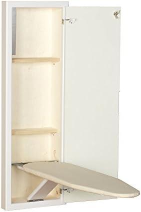 Household Essentials Stowaway in-Wall Ironing Board Finish: White