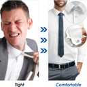 4 x Ouligay 18PCS Collar Extenders Shirt Collar Extenders Pants Button Extender Extender Button Set Collar Button Extender for Mens Dress Shirts Suits Trouser, Coat, Shirts