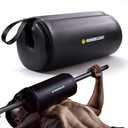 Hip Thrust Pad for Barbell 3.5" Thick Leather Olympic Barbell Pad for Bench Press Weightlifting Powerlifting (Black)