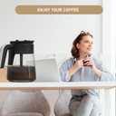 12-Cups Coffee Maker Carafe Replacement Pot Compatible with Ninja Coffee Maker CFP101 CFP201 CFP301 CFN601 CM401 CFP200 CFP250A CFP300 CFP305 CFP307 CFN602 CM400 CM401 CF090 CF091 CF092