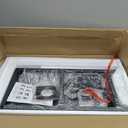 Hadulcet Narrow End Table with Charging Station & Rotating Top, Couch Snack Tables, Swivel Table for Recliner Living Room & Bedroom, Rolling Slim Side Table on Wheels, Skinny Nightstand, Rustic Brown