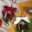 2 x LaRibbons 12 Pack Ivory Velvet Christmas Bows for Gift Wrapping, 4" x 3.74" Decorative Velvet Gift Bows with Twist Tie for Presents, Tree, Wreath & Holiday Decorations