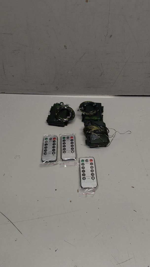 ZAIYW Battery Fairy Lights 3 Pack 16.5Ft 50 LED Fairy Lights with Remote Timer 8 Modes, Dark Green Copper Wire Waterproof Fairy String Lights for Bedroom Christmas Tree Garland Decor (Warm White)