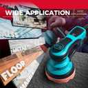Electric Random Orbital Sander 5/6 Inch-350W Powerful Brushless Motor-7 Variable Speed 4000-10000RPM Sander-For Polishing, Scratch Removi,Primary Wood and Panel Processing-With Dust Collector