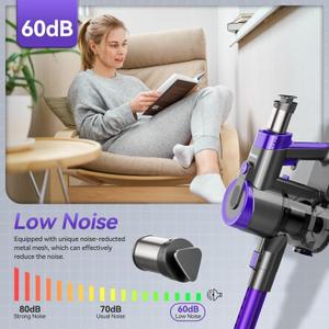 2 Pack Accessories For 
DEVOAC V90 Cordless Vacuum Cleaner