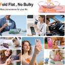 HuwaiH 360 Rotatable Magnetic Ring Stand for iPhone 14 pro max Case, Compatible with MagSafe, Military-Grade Shockproof, Anti-Scratch Matte Translucent Phone Case for iPhone 14 pro max(Pink)