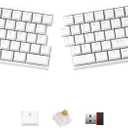 Lite: Wireless Ergonomic Split Mechanical Keyboard Hot Swappable, Compact 60% Layout, PBT Keycaps Programmable for Mac & Windows(Tactile,New Standard Version)