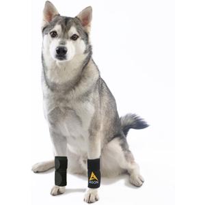 AGON Pair Dog Canine Front Leg Brace Paw Compression Wraps with Protects Wounds Brace Heals and Prevents Injuries and Sprains Helps with Loss of Stability Caused by Arthritis (Large/X-Large)