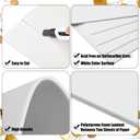 Frienda 50 Pack White Foam Board Foam Poster Boards 20 x 30 Inch Inch for Projects Double Sided Thickness, Rigid for School Crafts Office Art Projects Crafts, Presentation, Wedding