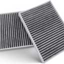 RUITO Cabin Air Filter Fits X5, X6, X7, 530E, 530i, 540i, 740i, 750i, 840i, M5, M8, Replacement for CF12501, PC99244, 64119366401