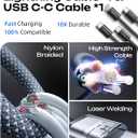 LISEN 90W USB C Car Charger Fast Charging for iPhone 17 Car Charger USB C Fast Charge, Type C Car Charger for iPhone 17 Pro Max 16 15 14 13 12, for Samsung S26[Lighning&USB-C]Auto Replacement Sockets