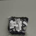 SlowTon Dog Boots - Waterproof Fleece Lined Dog Shoes for Large Small Medium Dogs, Soft Rubber Paw Protector for Winter Snow, Dog Booties for Outdoor Walking Hiking Rain, Grey - Black Stitching, 5 (#5 (Width 2.4 inch) for 44-55 lbs)