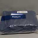 Bedsure Navy Duvet Cover King Size - 3 Pieces Prewashed Cotton-Like Extra Soft Bedding Set, Includes 1 Duvet Cover 104x90 Inches with Zipper Closure & 2 Pillow Shams, Comforter Not Included