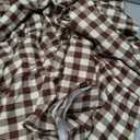 Caracilia Womens Summer Gingham Striped Flowy Spaghetti Strap Maxi Dress Medium