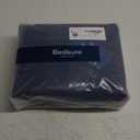 Bedsure Navy Duvet Cover King Size - 3 Pieces Prewashed Cotton-Like Extra Soft Bedding Set, Includes 1 Duvet Cover 104x90 Inches with Zipper Closure & 2 Pillow Shams, Comforter Not Included