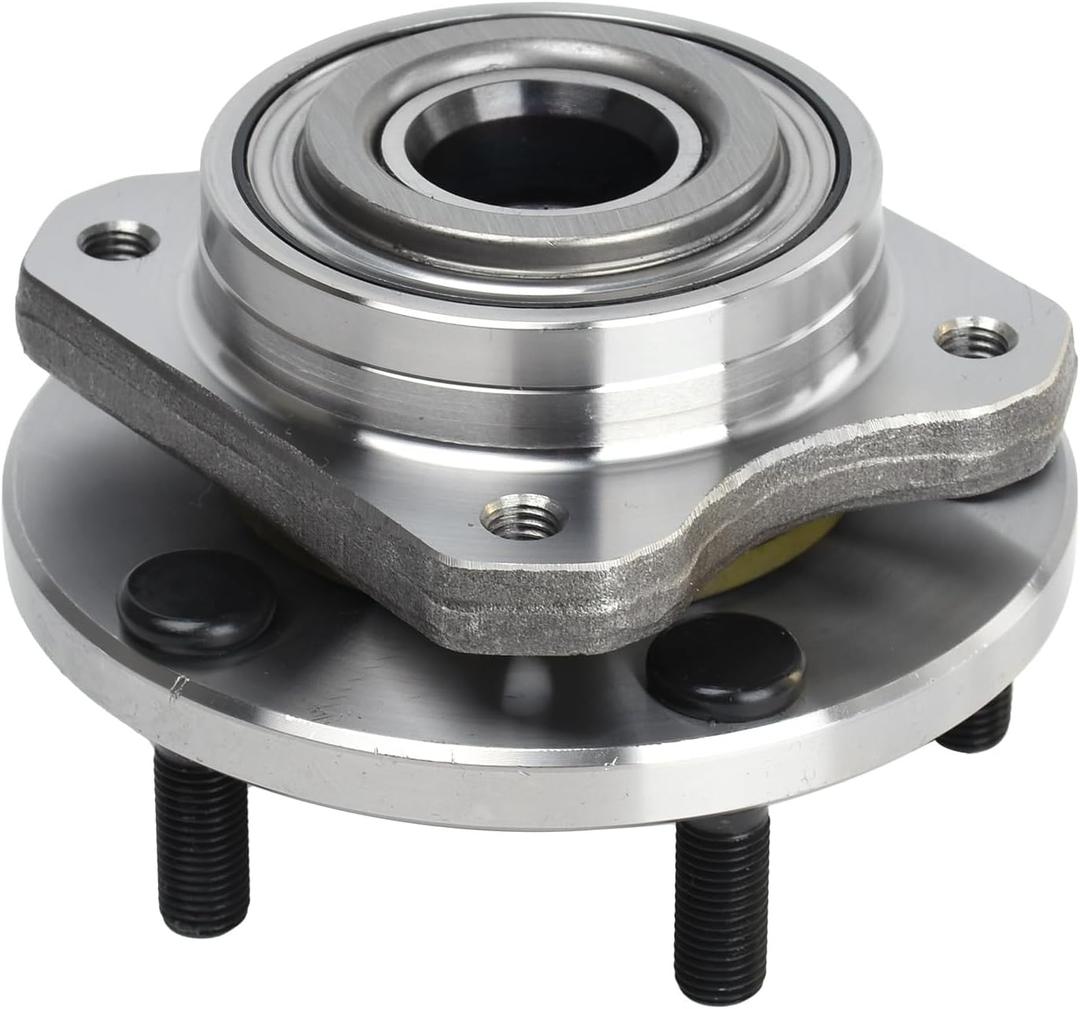 KUSATEC 513123 Front Wheel Bearing and Hub Assembly Compatible with 96-07 Chrysler Grand Voyager Prowler Town & Country Voyager,Dodge Grand Caravan,Plymouth Grand Voyager Prowler, 5 Lug Bolts no ABS